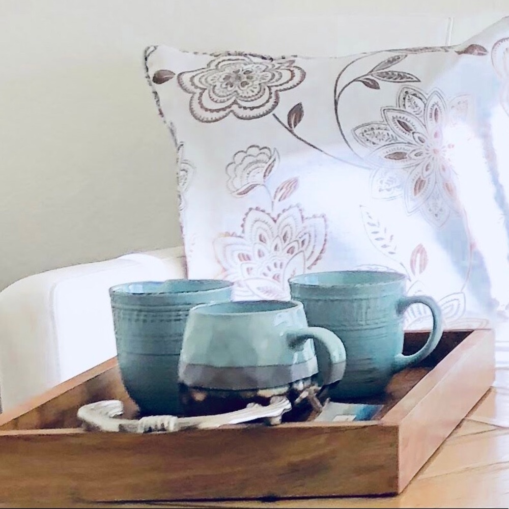 Set Of 3 Mint Pastel Mugs